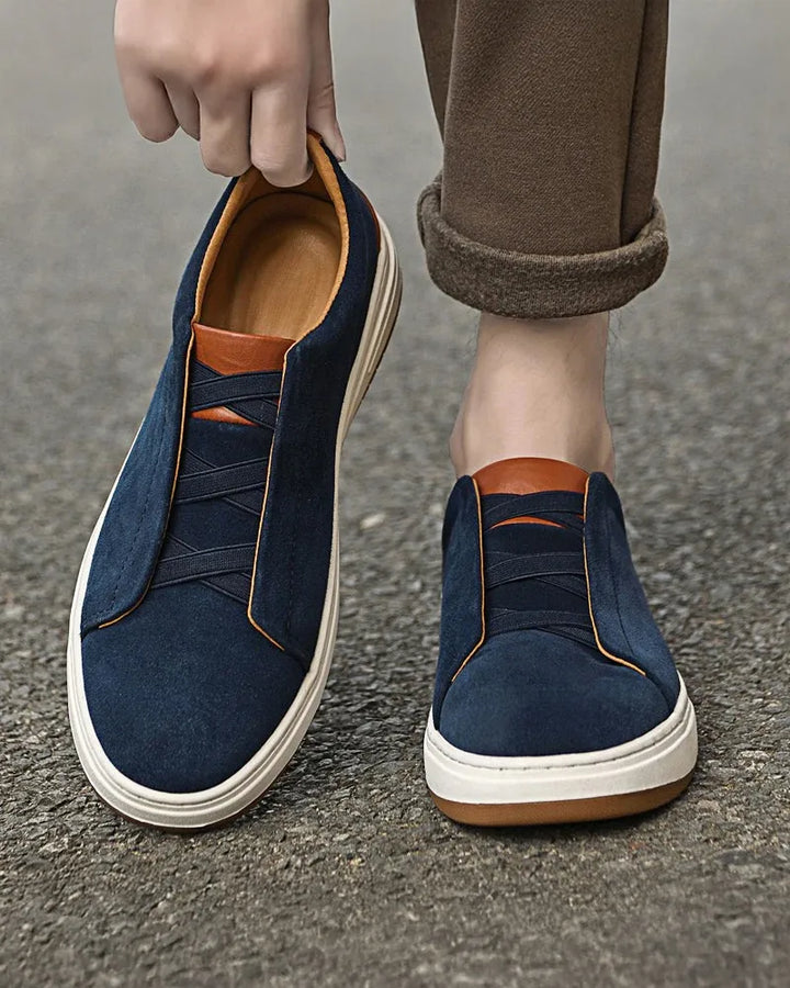 Fergus | Stylowe Zamszowe Sneakersy