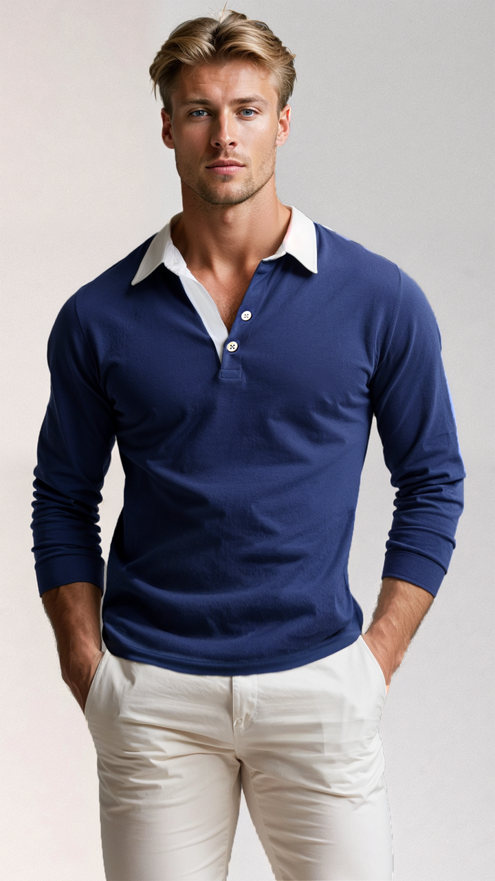Samuel | Elegancki Sweter Polo