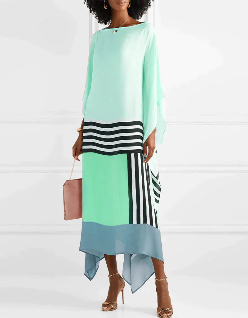 Barbara / Elegancki Geometryczny Kaftan