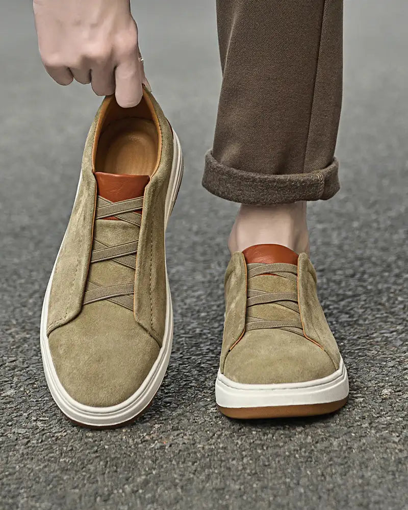 Fergus | Stylowe Zamszowe Sneakersy