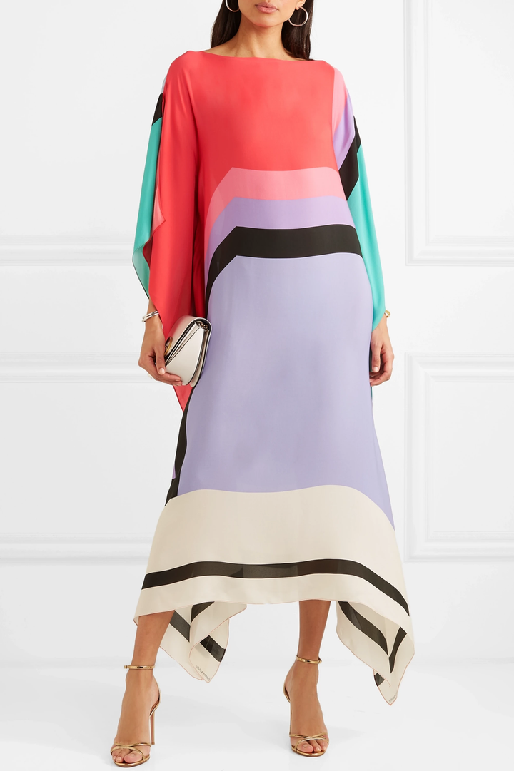 Barbara / Elegancki Geometryczny Kaftan