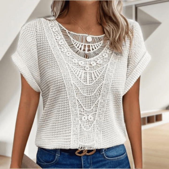 Marcysia / Elegancka bluzka w stylu Ibiza