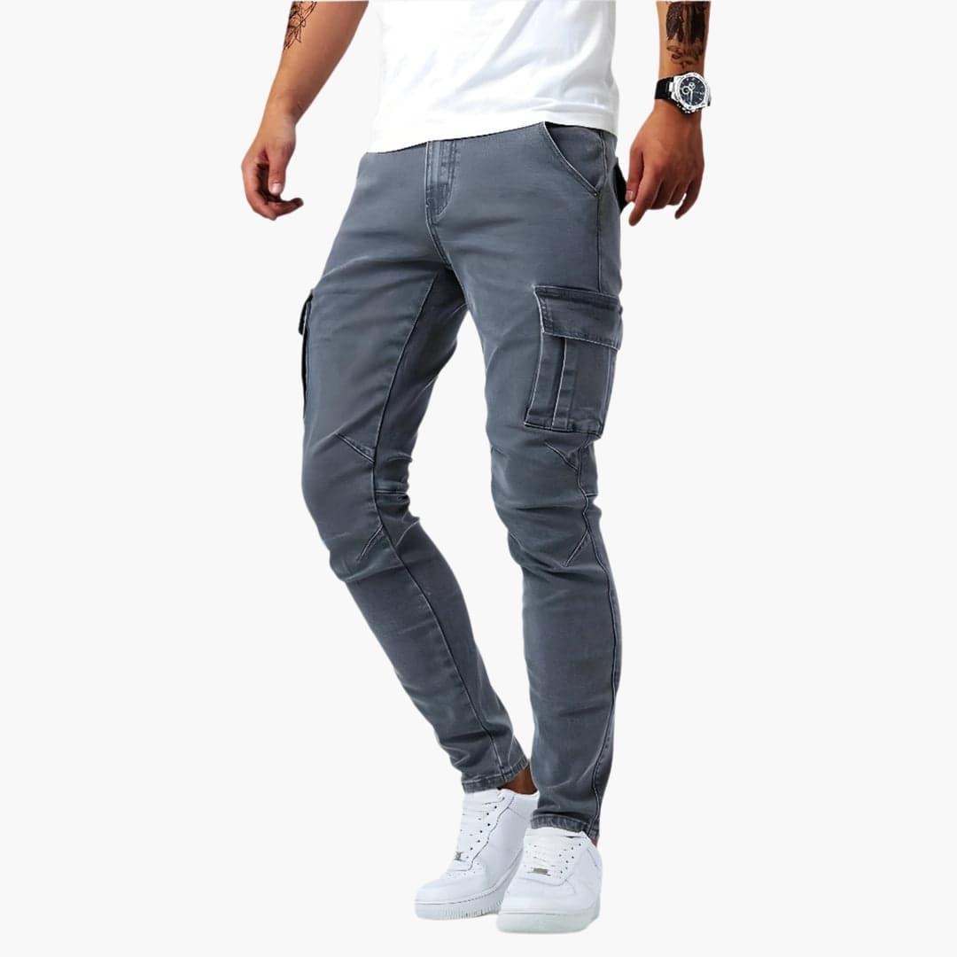 Kian | Spodnie cargo stretch