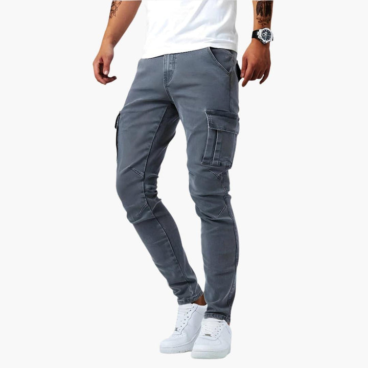 Kian | Spodnie cargo stretch