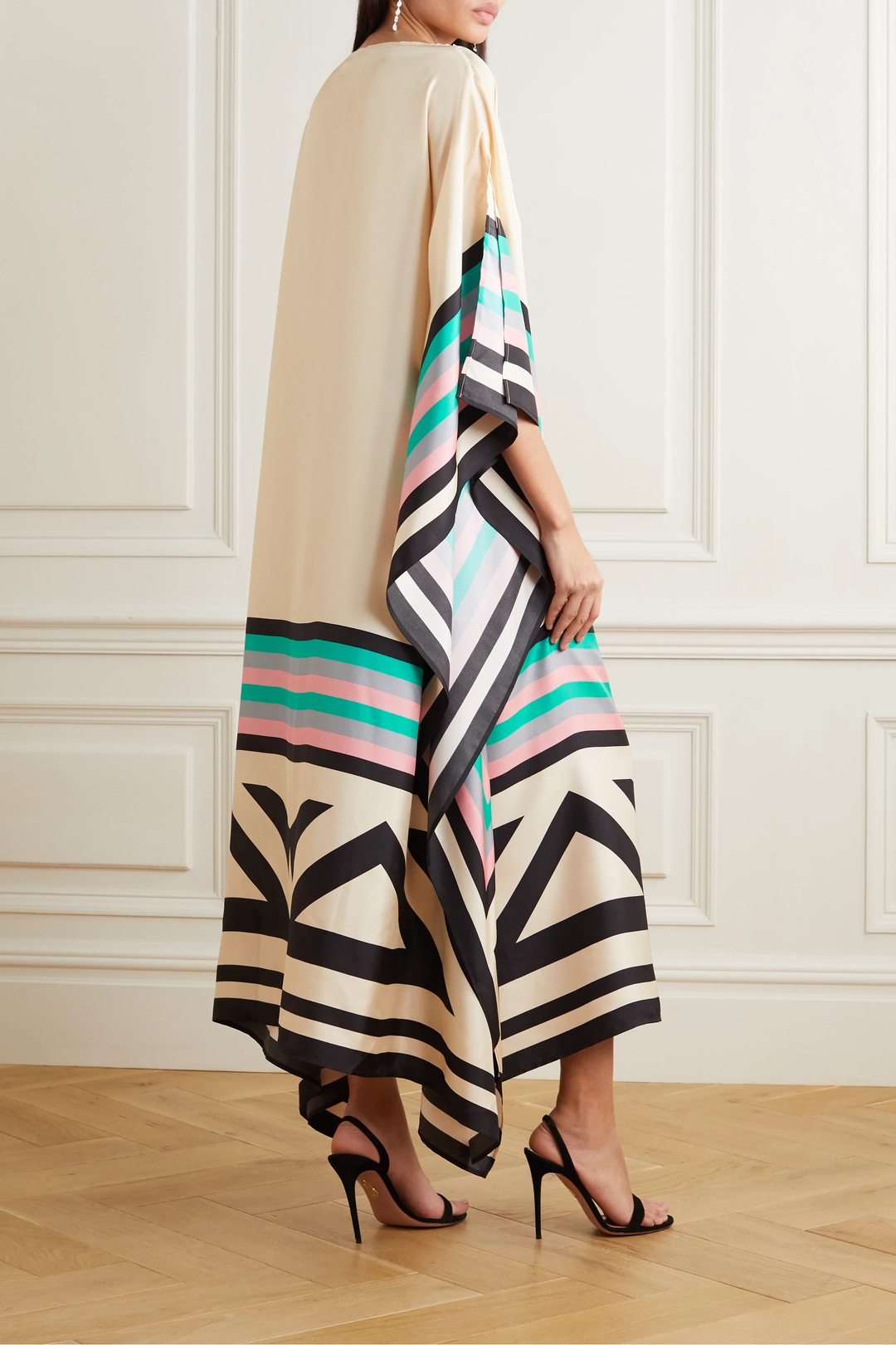 Barbara / Elegancki Geometryczny Kaftan