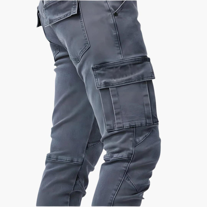 Kian | Spodnie cargo stretch