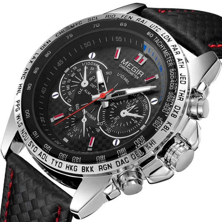 Luksusowy Zegarek z Premium Ruchomym Mechanizmem Kwarcowym