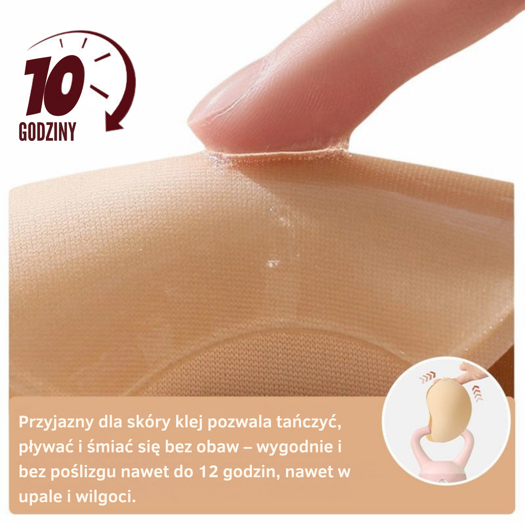 Halina / Niewidoczny Samoprzylepny Biustonosz Push-Up (1 + 1 GRATIS)