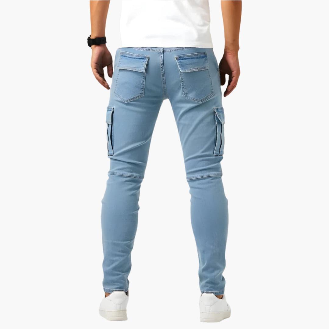Kian | Spodnie cargo stretch