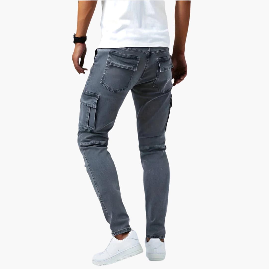 Kian | Spodnie cargo stretch