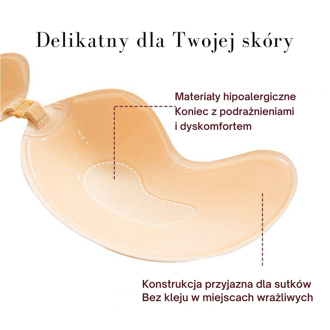 Halina / Niewidoczny Samoprzylepny Biustonosz Push-Up (1 + 1 GRATIS)