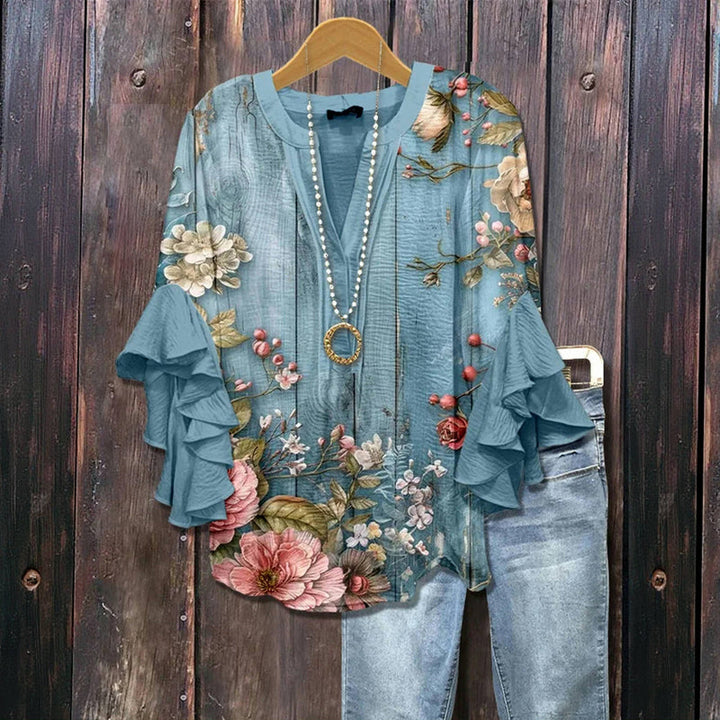Otylia / Vintage Kwiatowa Bluzka