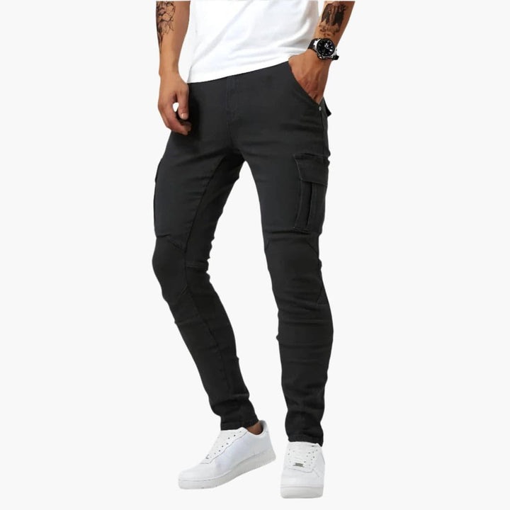 Kian | Spodnie cargo stretch