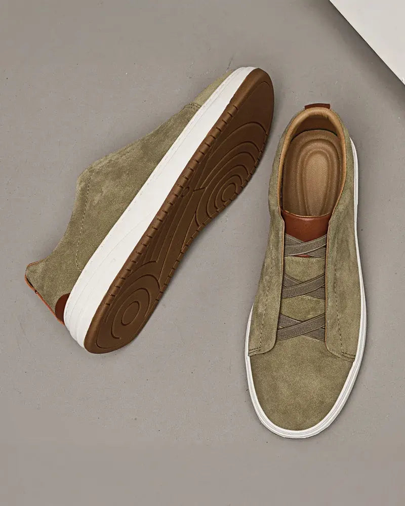 Fergus | Stylowe Zamszowe Sneakersy