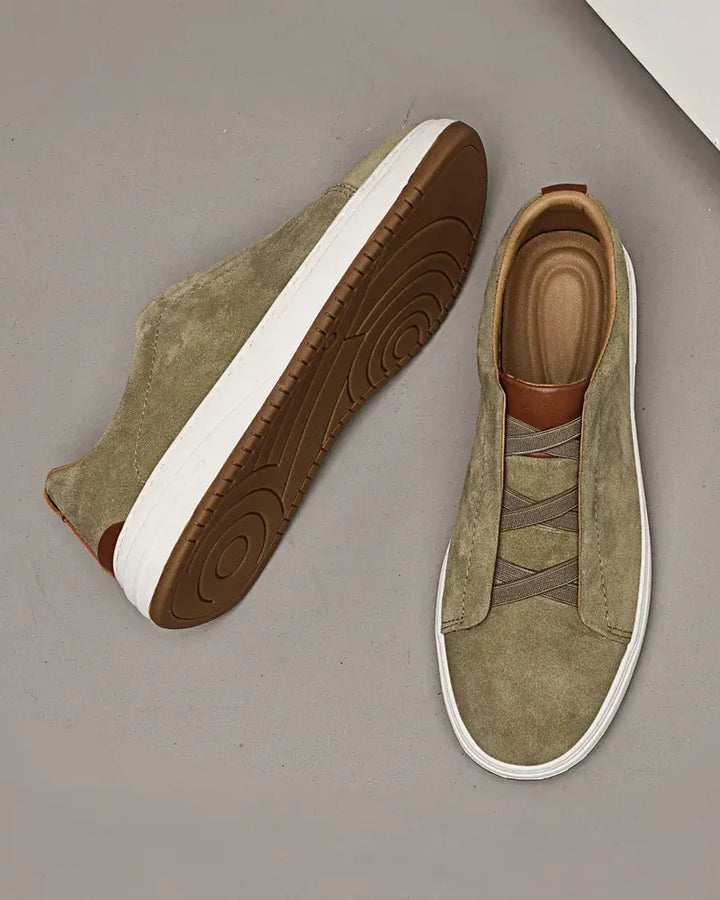 Fergus | Stylowe Zamszowe Sneakersy