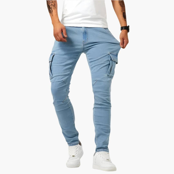 Kian | Spodnie cargo stretch