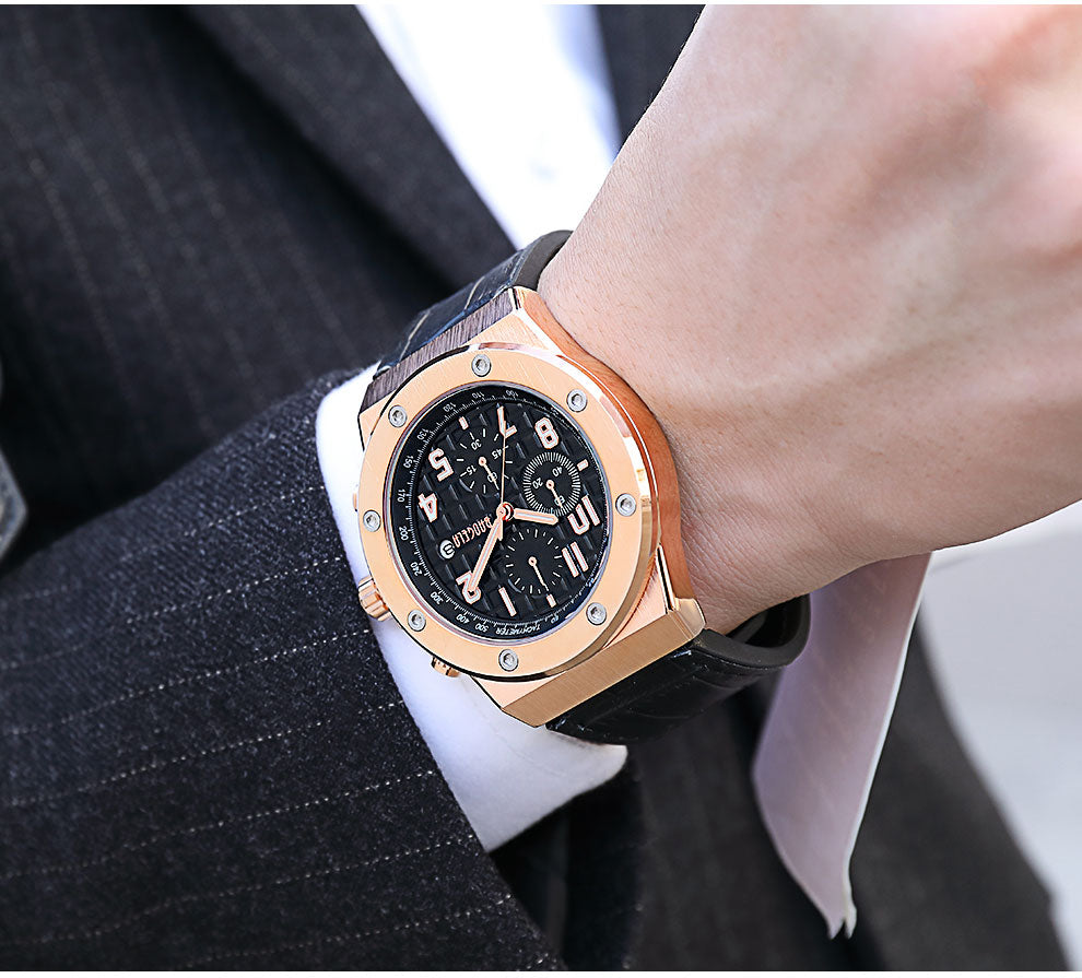 Stylowy Casual Chronograf