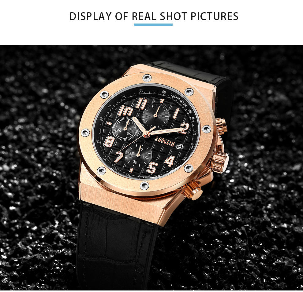 Stylowy Casual Chronograf