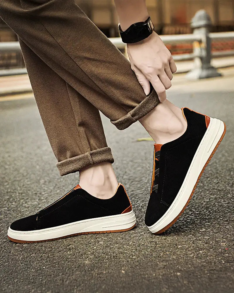 Fergus | Stylowe Zamszowe Sneakersy