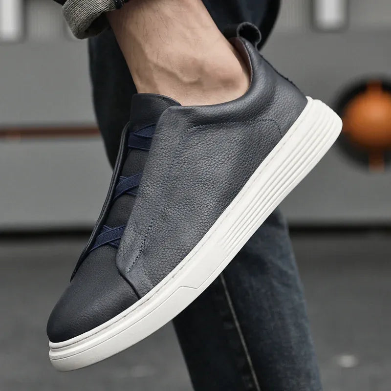 Idris | Autentyczne Skórzane Sneakersy