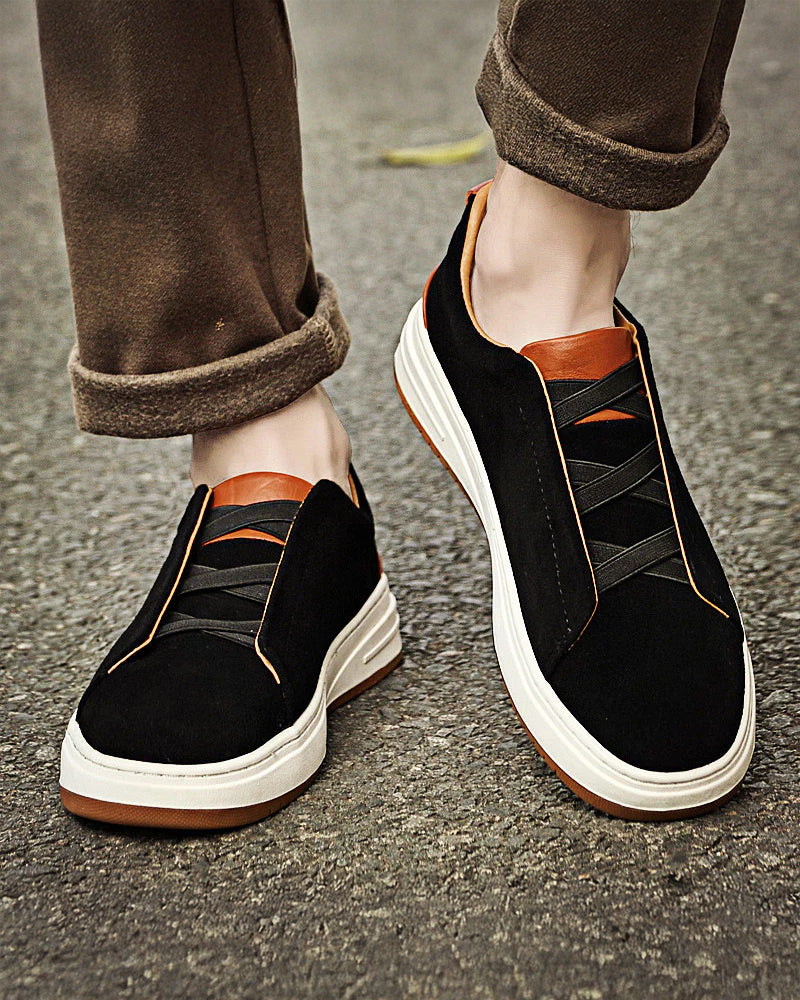 Fergus | Stylowe Zamszowe Sneakersy