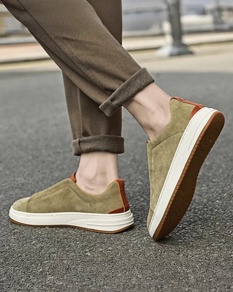 Fergus | Stylowe Zamszowe Sneakersy