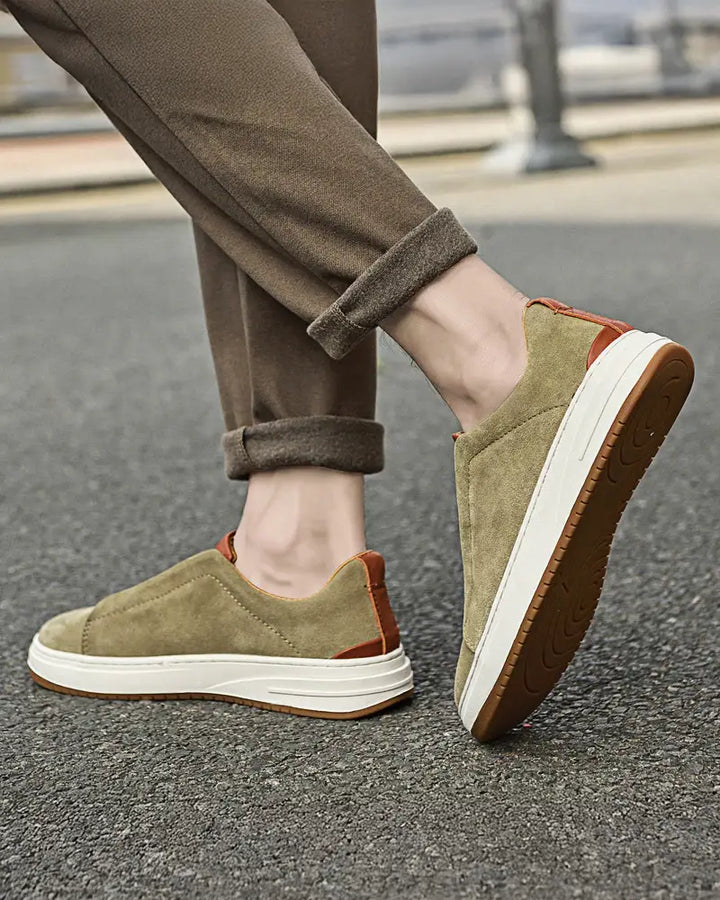 Fergus | Stylowe Zamszowe Sneakersy