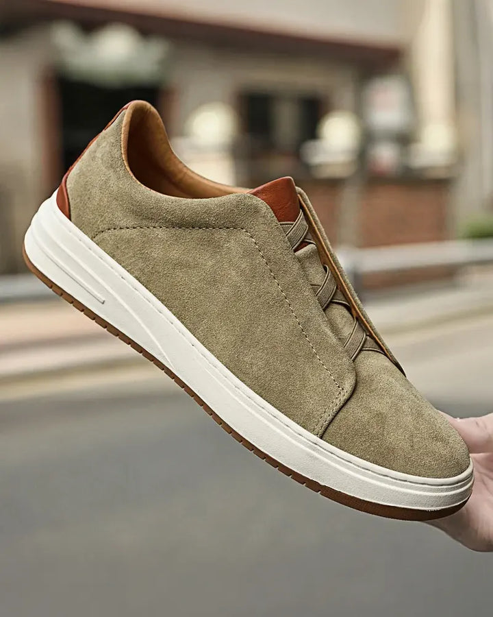 Fergus | Stylowe Zamszowe Sneakersy