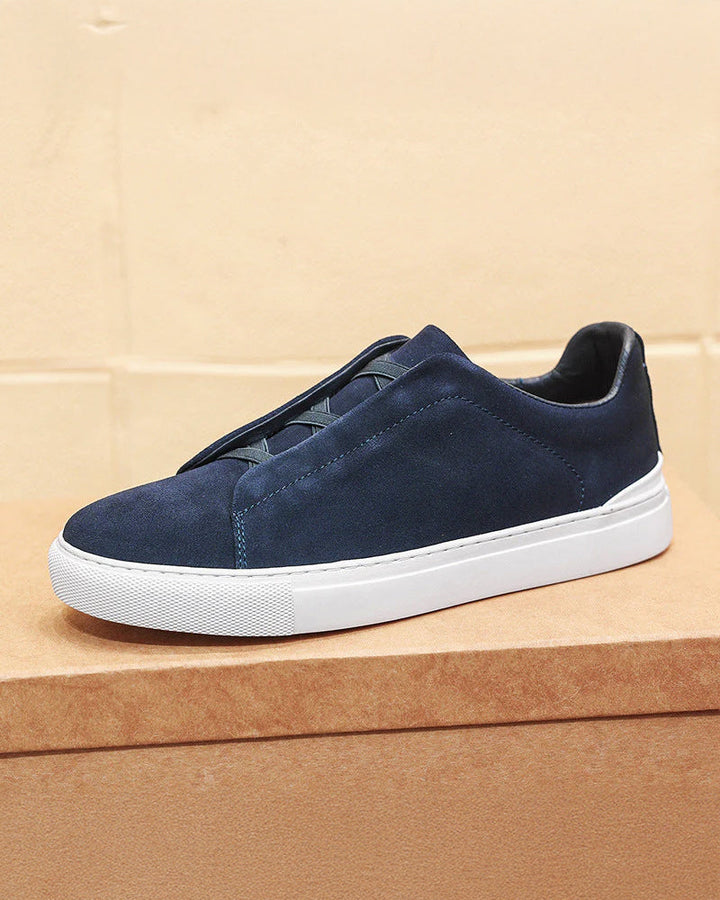 Cassian | Zamszowe sneakersy na sznurówki dla stylowego komfortu