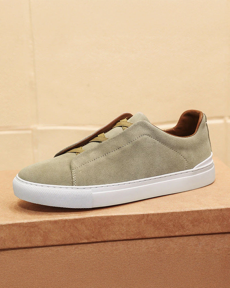 Cassian | Zamszowe sneakersy na sznurówki dla stylowego komfortu