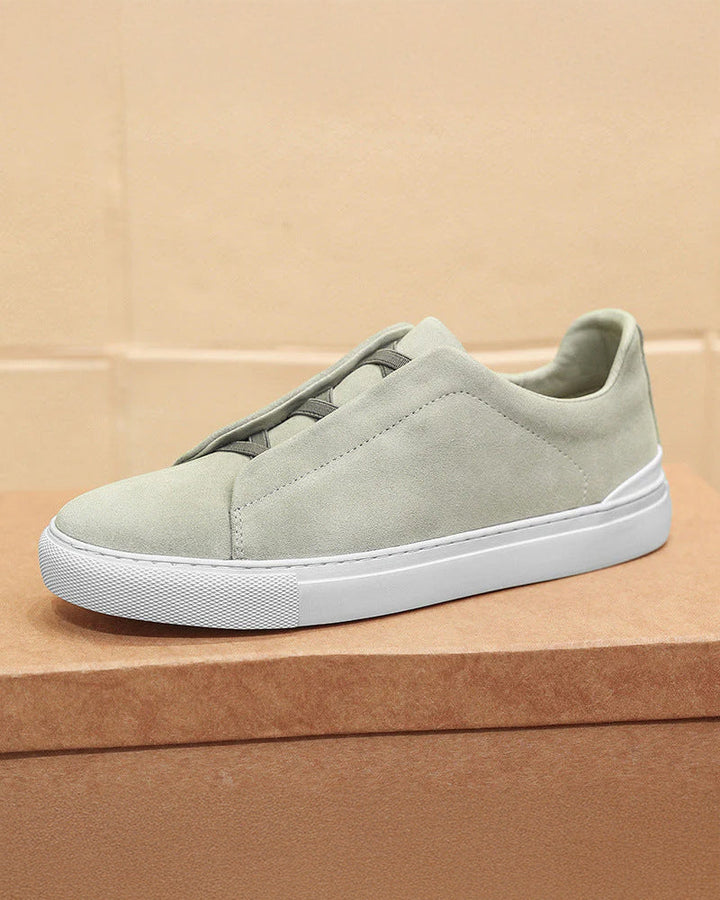 Cassian | Zamszowe sneakersy na sznurówki dla stylowego komfortu