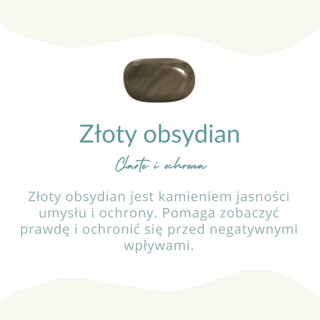 Urok Zaćmienia / Wisiorek Z Złotej Obsydianu