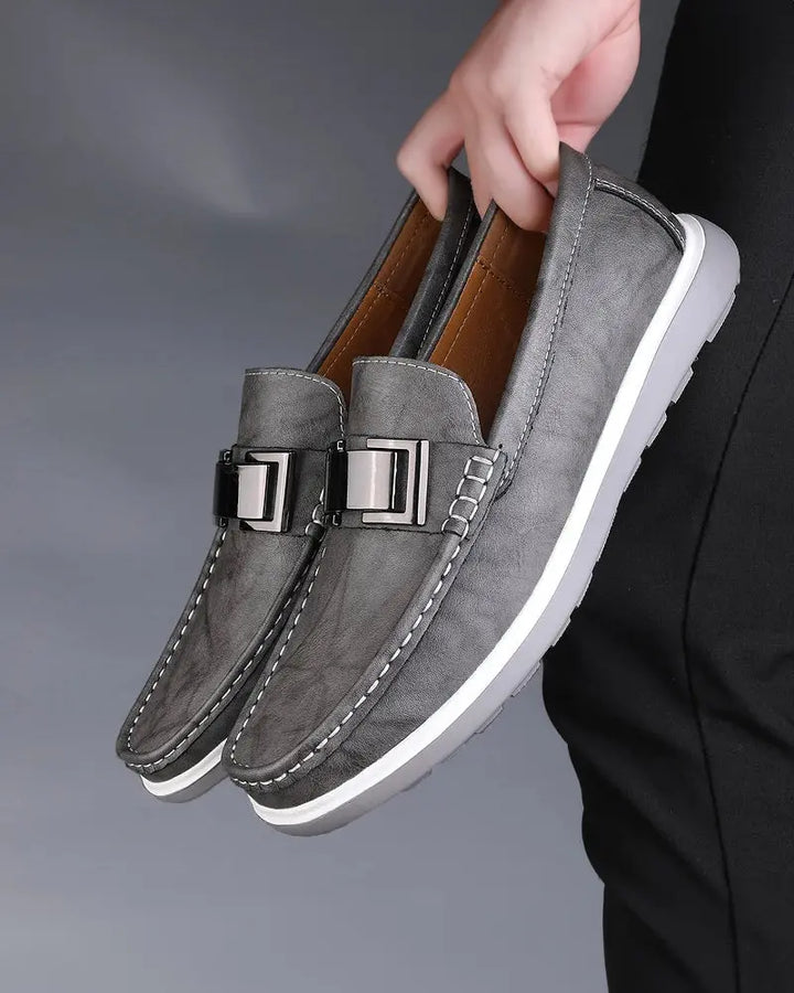 Bramwell | Łatwe wsuwane płaskie loafersy