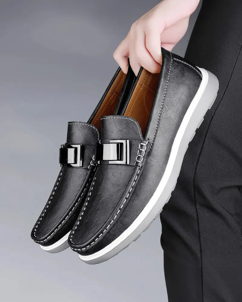 Bramwell | Łatwe wsuwane płaskie loafersy