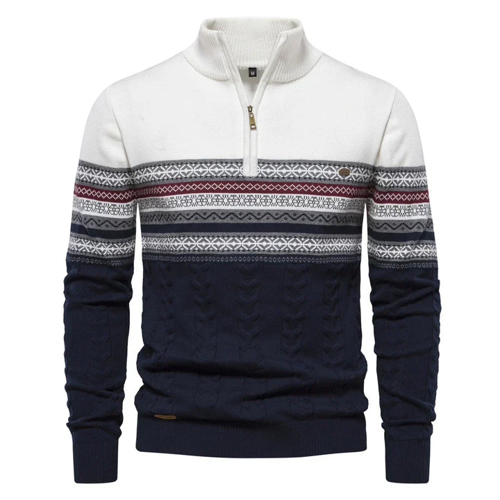 Lucas | Casualny sweter męski w etniczny wzór