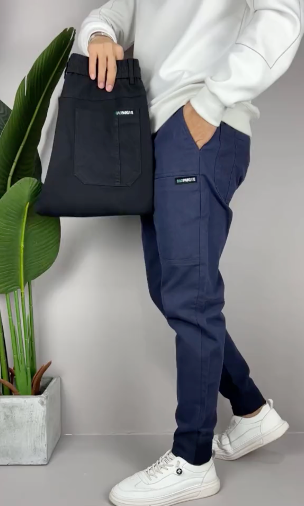 Finn | Premium Stretch Cargo Spodnie