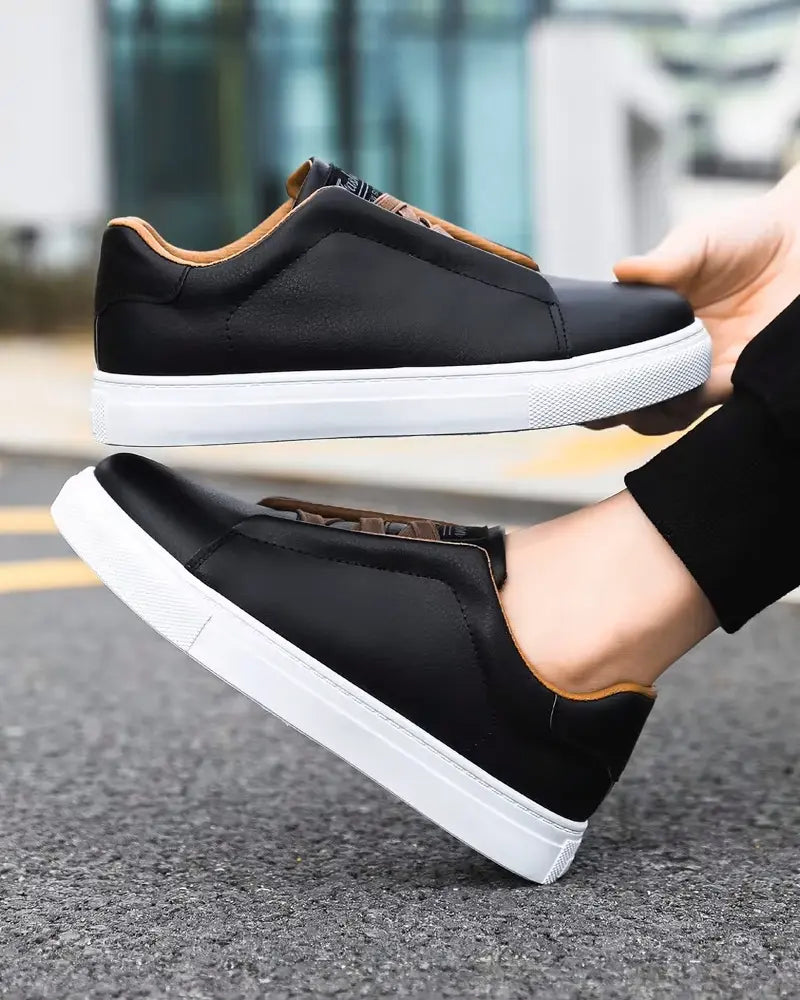 Leif | Ponadczasowe wegańskie skórzane sneakersy