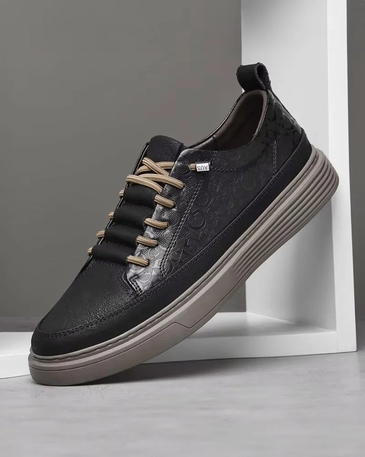 Tiber | Skórzane Sneakersy Slip-On
