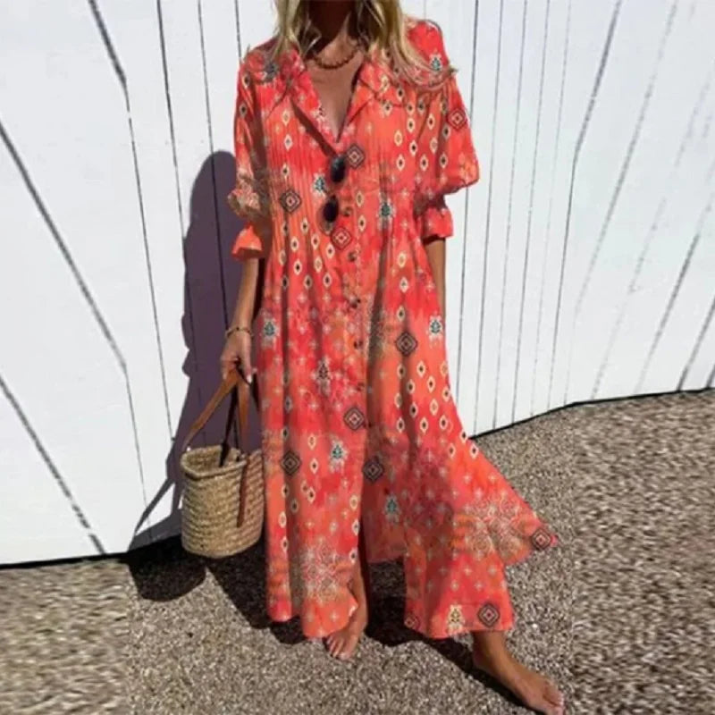 Romualda / Sukienka Boho Elegancka