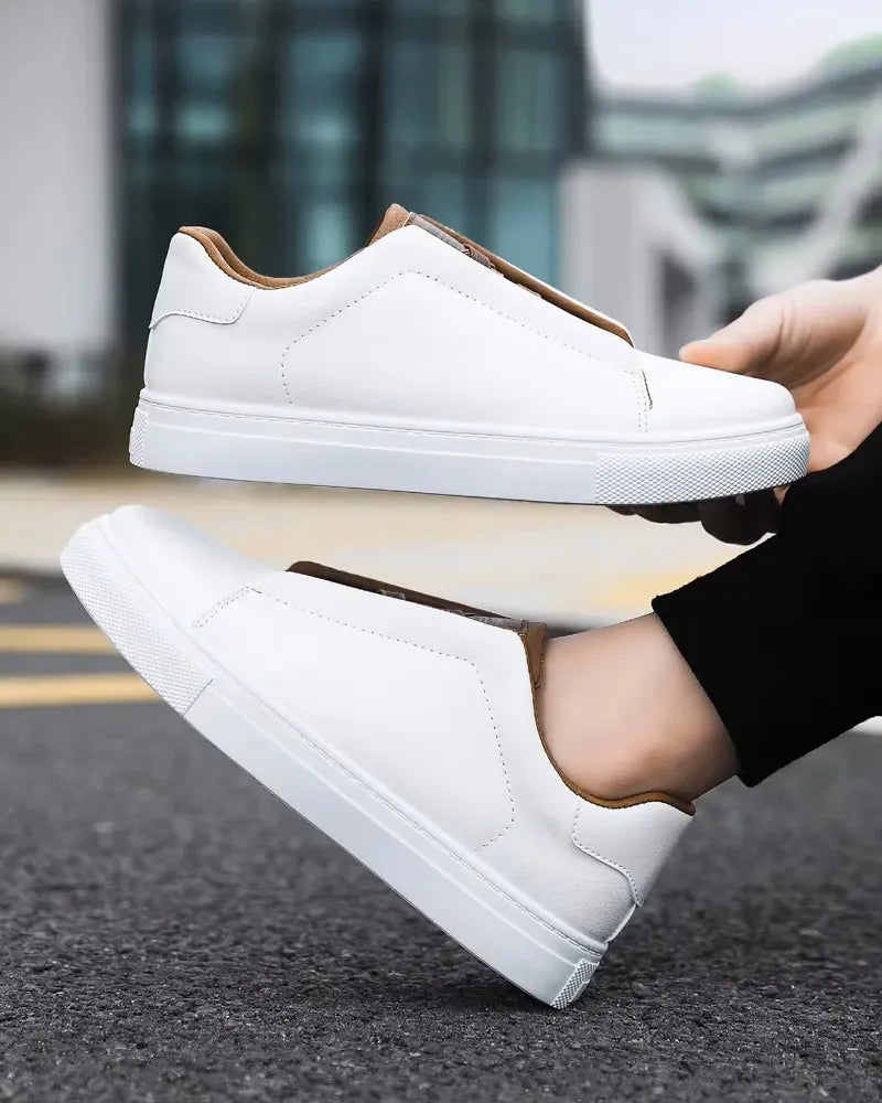Leif | Ponadczasowe wegańskie skórzane sneakersy
