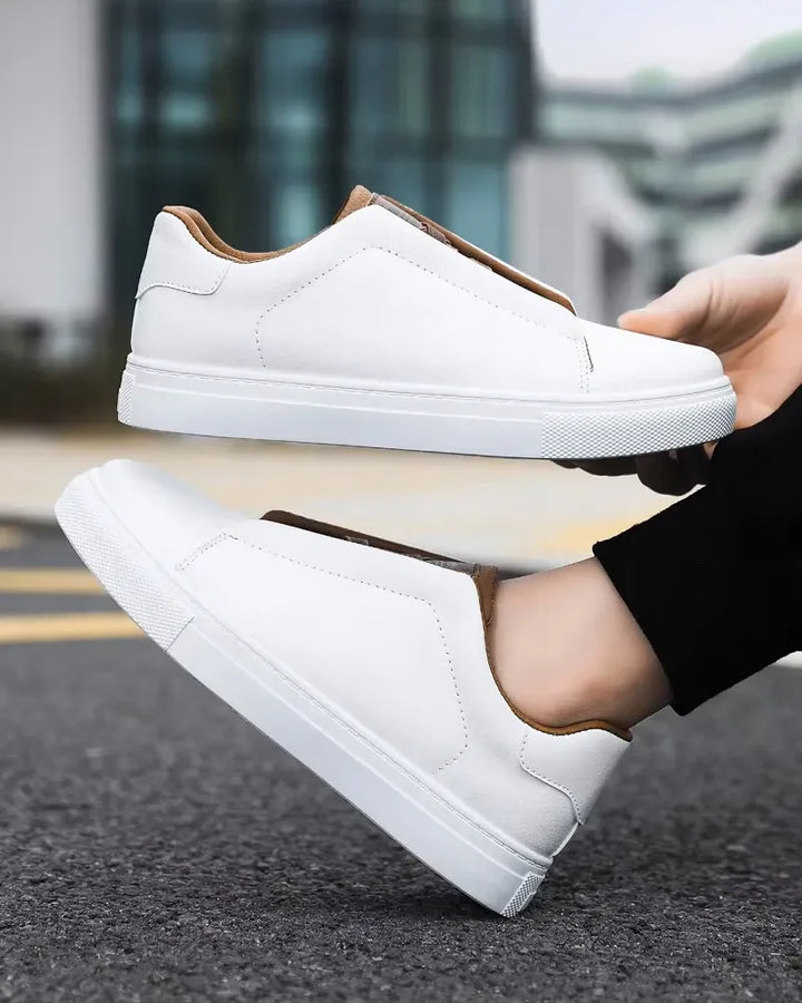 Leif | Ponadczasowe wegańskie skórzane sneakersy