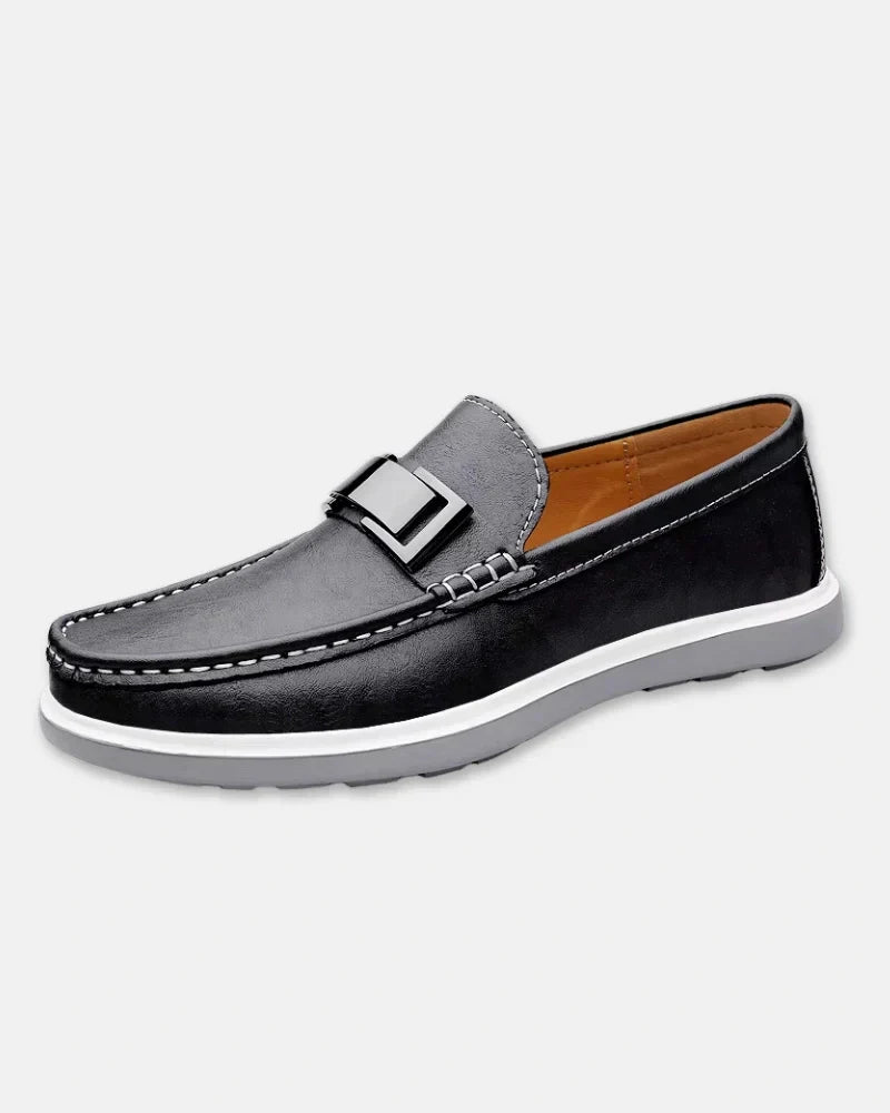 Bramwell | Łatwe wsuwane płaskie loafersy