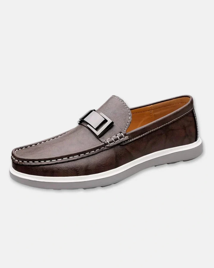 Bramwell | Łatwe wsuwane płaskie loafersy