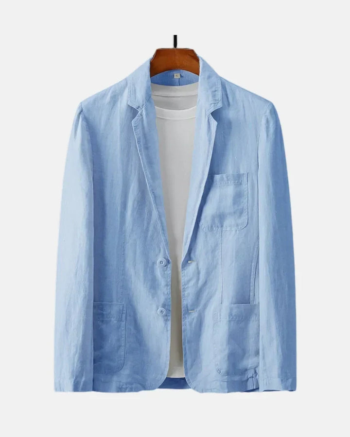 Griffin | Jednokolorowy Casual Blazer