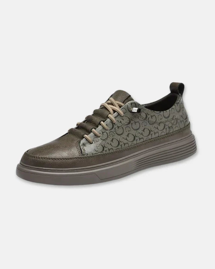 Tiber | Skórzane Sneakersy Slip-On