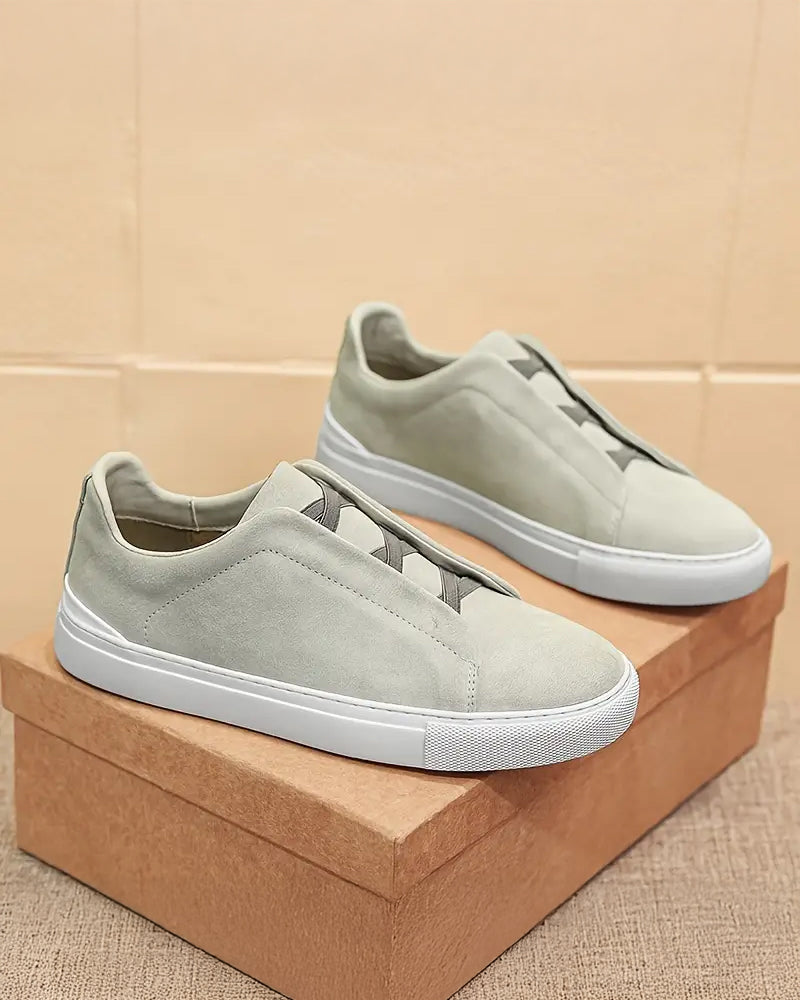 Cassian | Zamszowe sneakersy na sznurówki dla stylowego komfortu