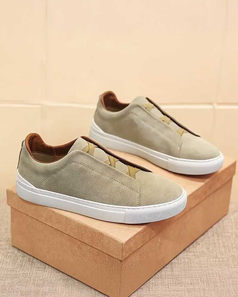 Cassian | Zamszowe sneakersy na sznurówki dla stylowego komfortu
