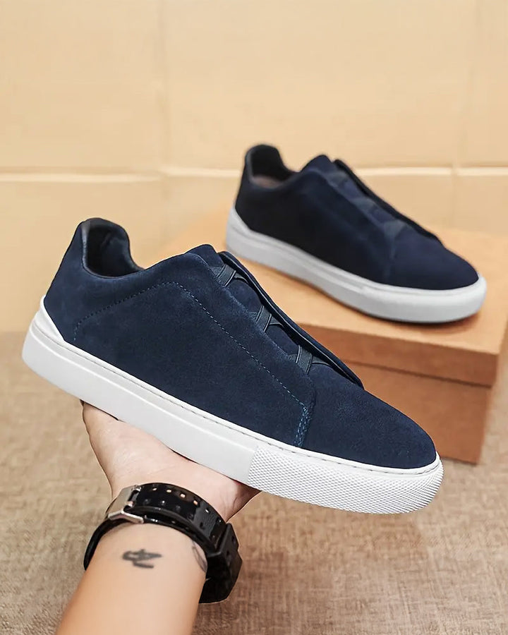 Cassian | Zamszowe sneakersy na sznurówki dla stylowego komfortu