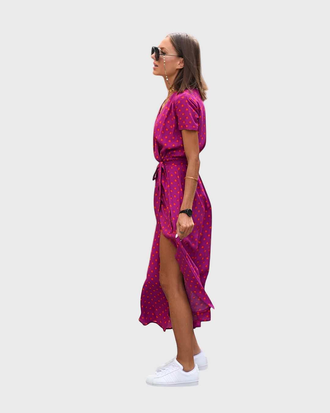 Jarosława / Sukienka Elegancka z Bawełny