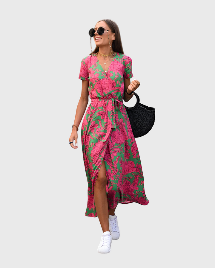 Jarosława / Sukienka Elegancka z Bawełny